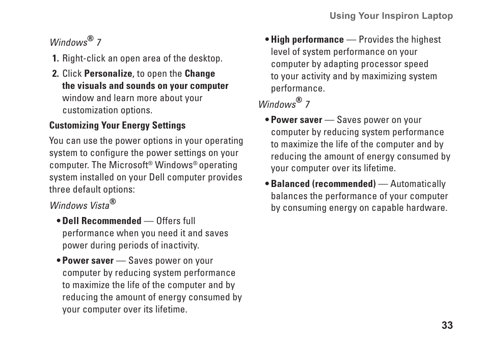Dell Inspiron 15z (1570, Mid 2009) User Manual | Page 35 / 80