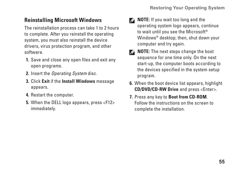Dell Inspiron 15z (1570, Mid 2009) User Manual | Page 57 / 80