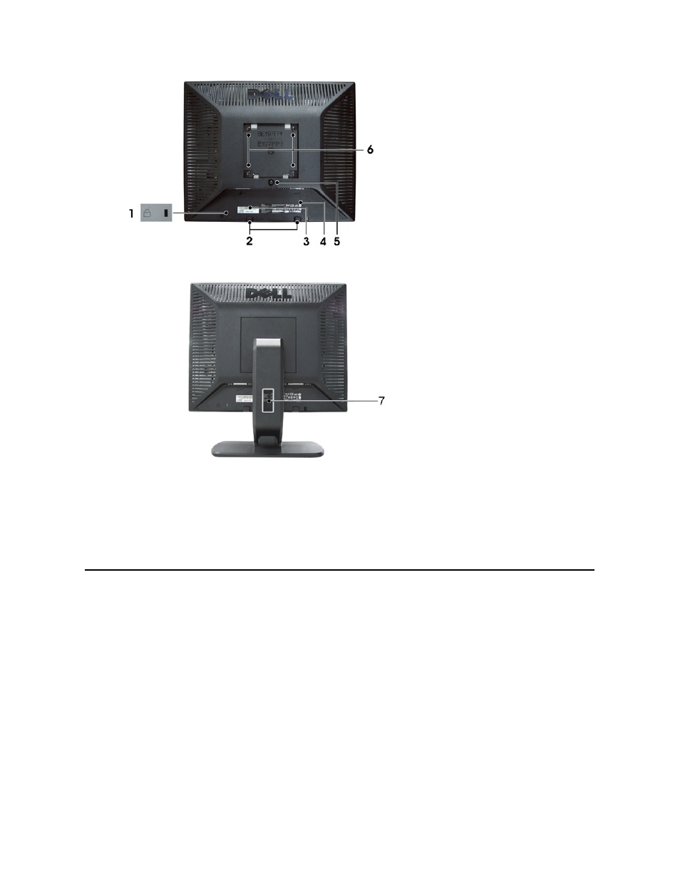 Side view | Dell SE197FP Monitor User Manual | Page 3 / 29