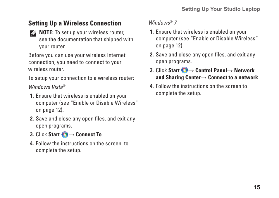 Dell Studio 1457 (Late 2009) User Manual | Page 17 / 94