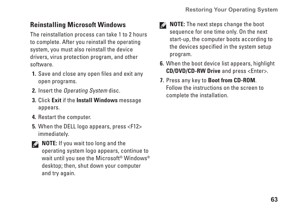 Dell Studio 1457 (Late 2009) User Manual | Page 65 / 94