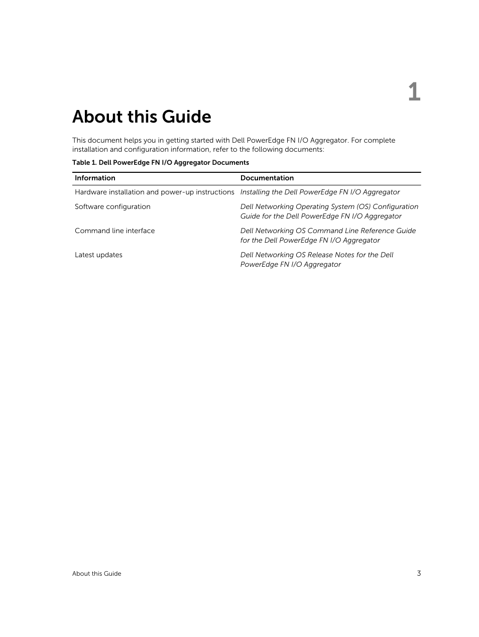 About this guide | Dell PowerEdge FX2/FX2s User Manual | Page 3 / 13