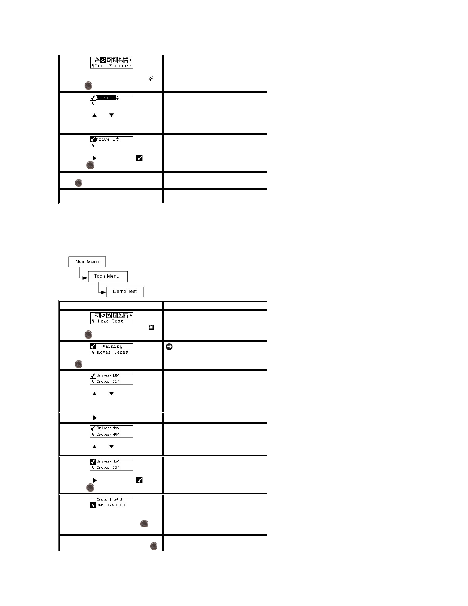 Run the demo test | Dell PowerVault 132T LTO/SDLT (Tape Library) User Manual | Page 67 / 89