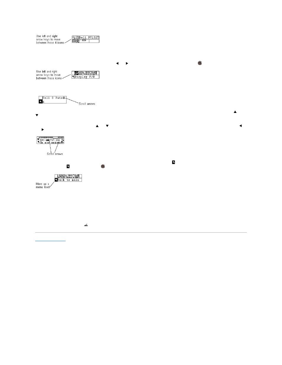 Normal operations, Submenu navigation | Dell PowerVault 132T LTO/SDLT (Tape Library) User Manual | Page 76 / 89