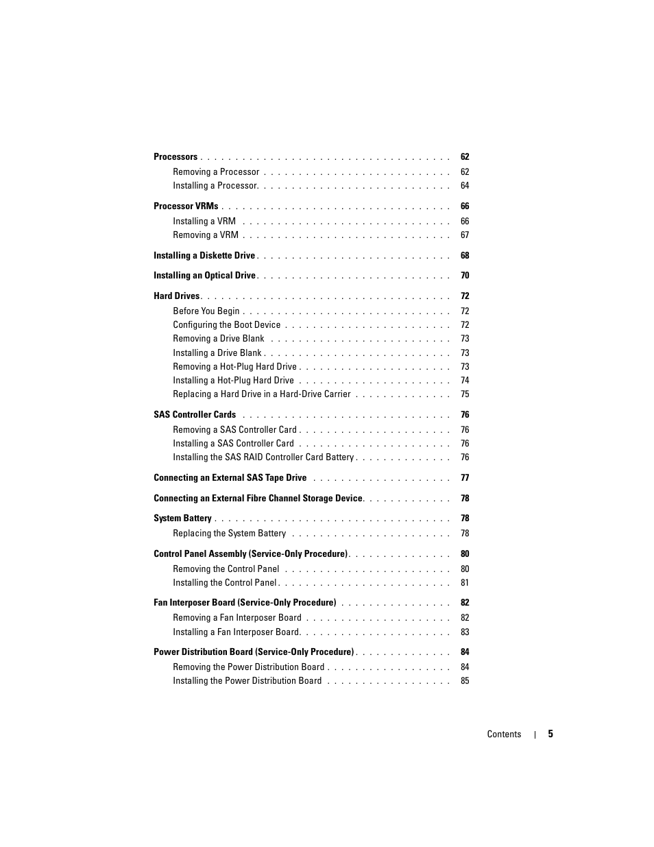 Dell PowerEdge 6950 User Manual | Page 5 / 166