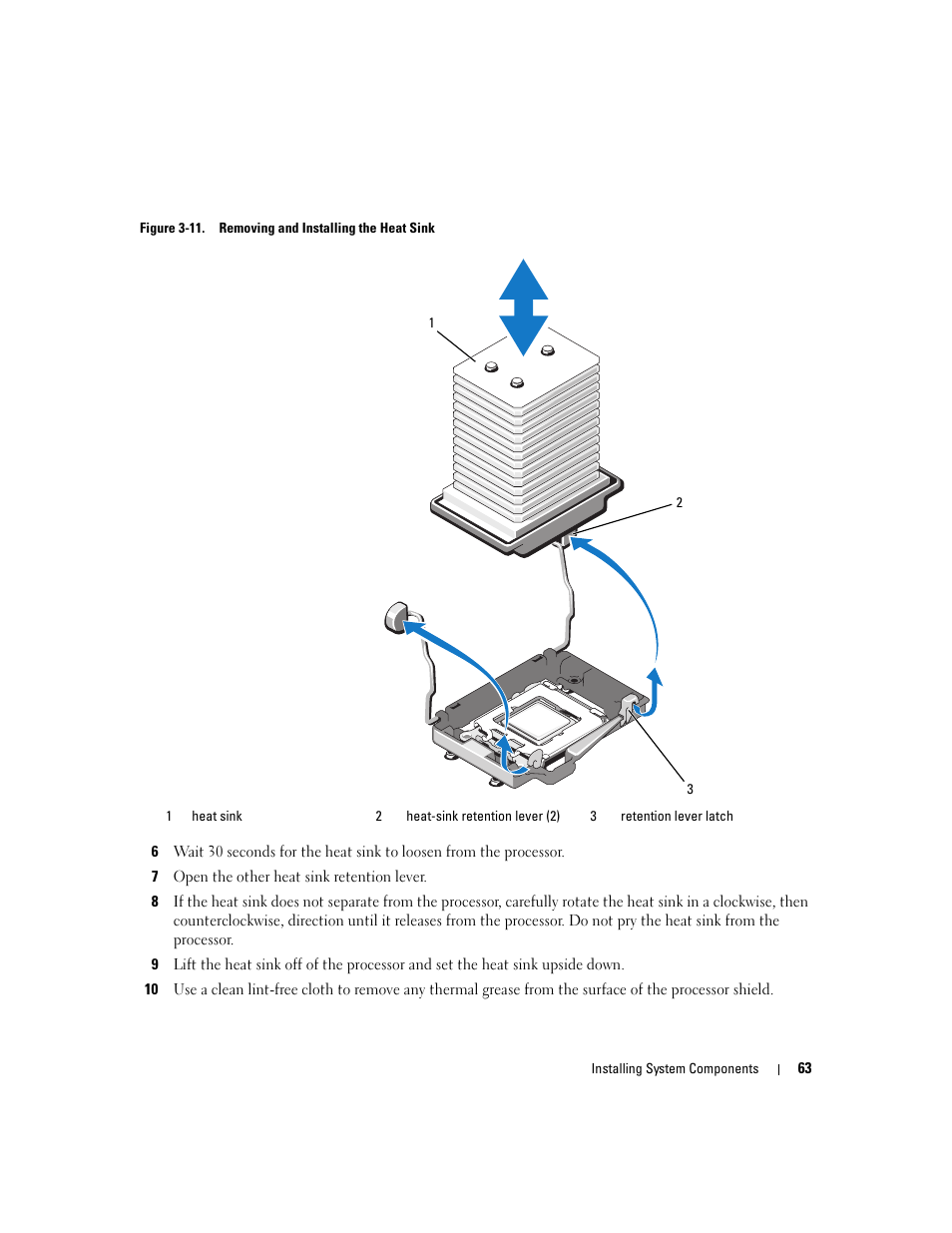 Ees. see figure 3-11 | Dell PowerEdge 6950 User Manual | Page 63 / 166