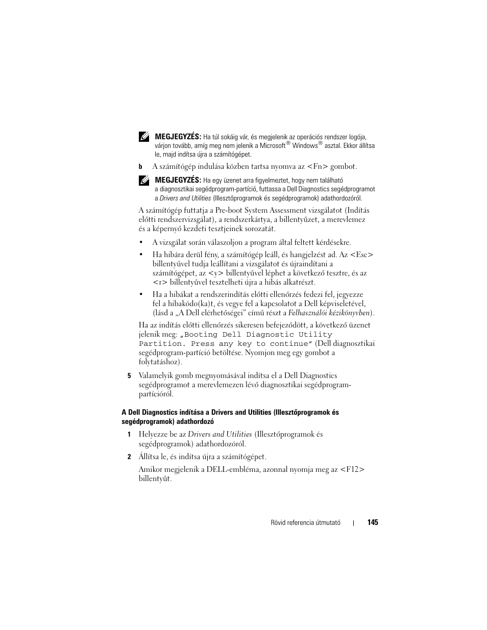 Dell Precision M2300 (Late 2007) User Manual | Page 145 / 244