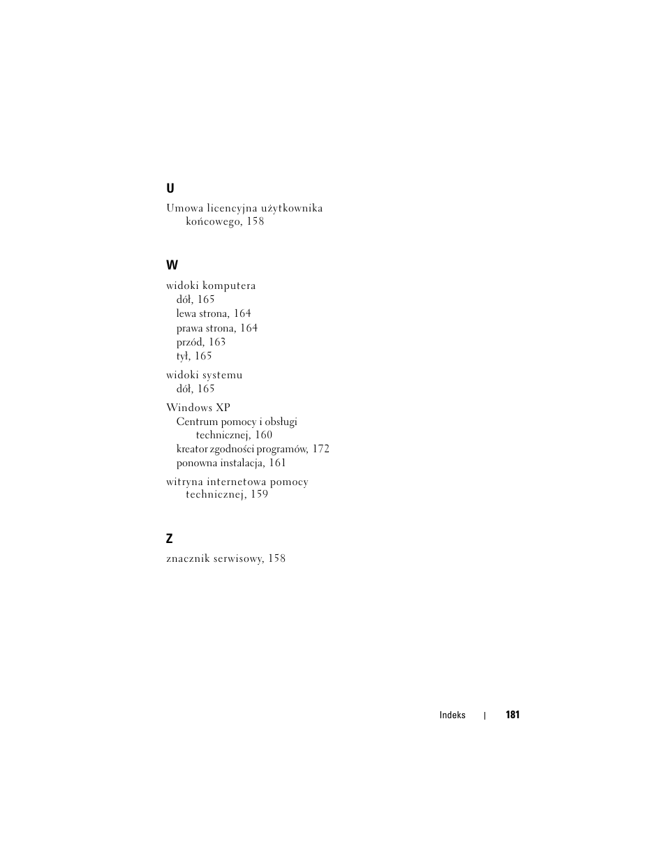 Dell Precision M2300 (Late 2007) User Manual | Page 181 / 244