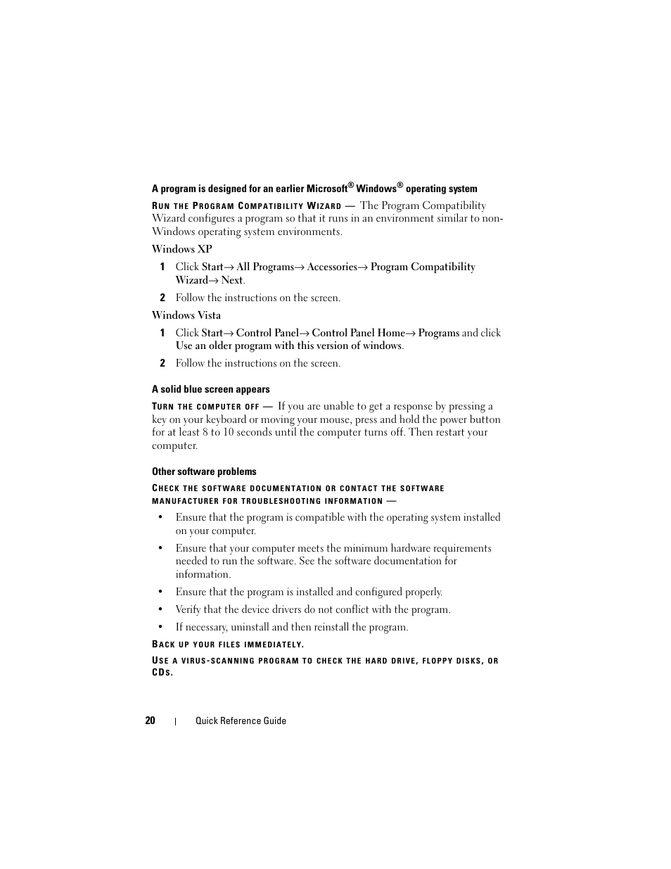 Dell Precision M2300 (Late 2007) User Manual | Page 20 / 244