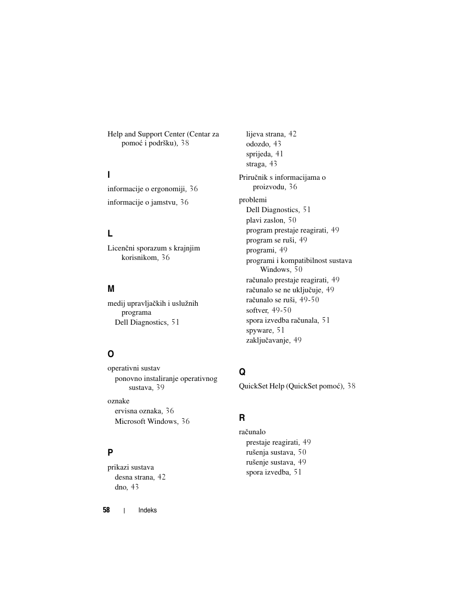 Dell Precision M2300 (Late 2007) User Manual | Page 58 / 244