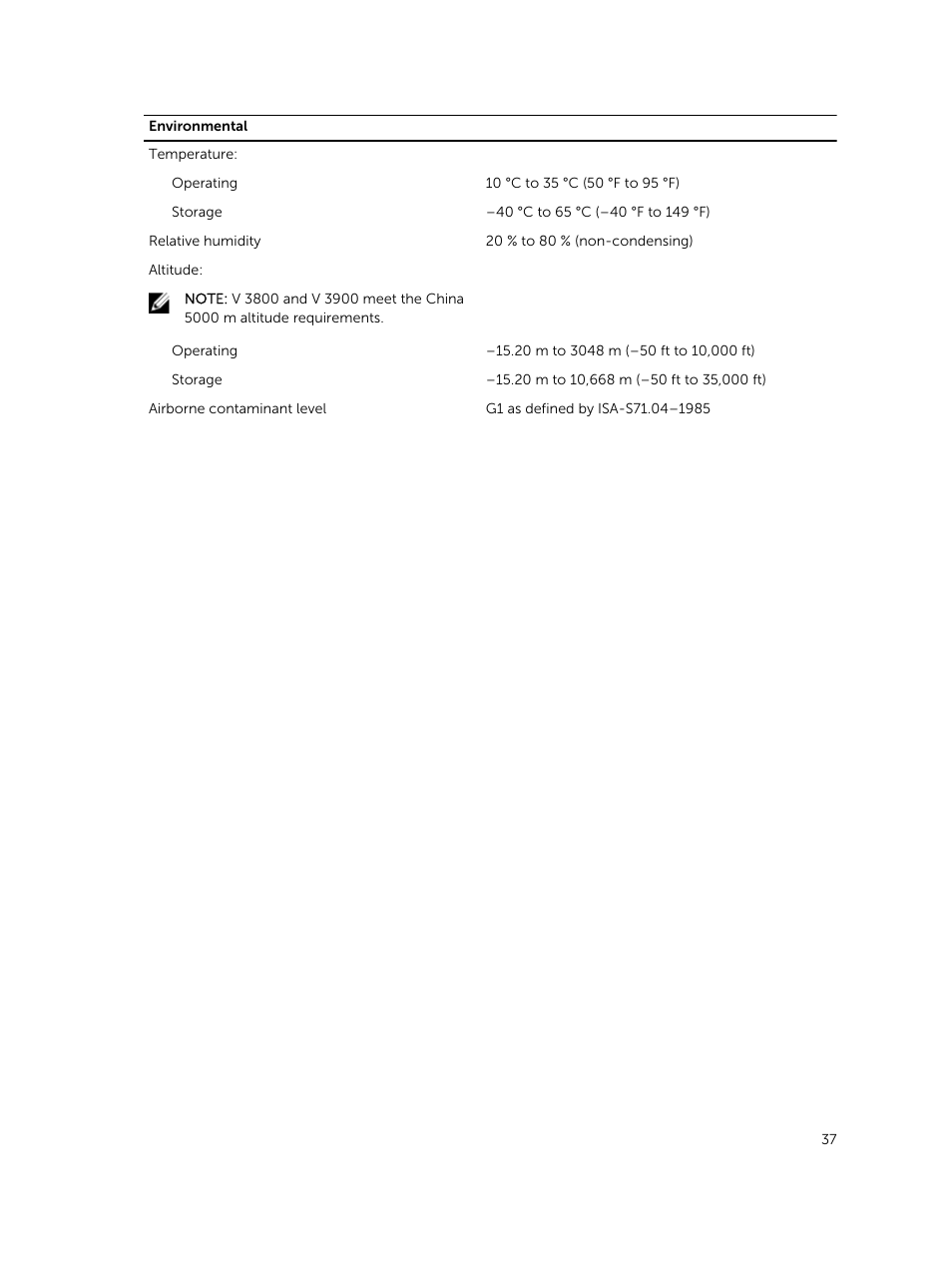 Dell Vostro 3902 Mini Tower (Late 2013) User Manual | Page 37 / 38