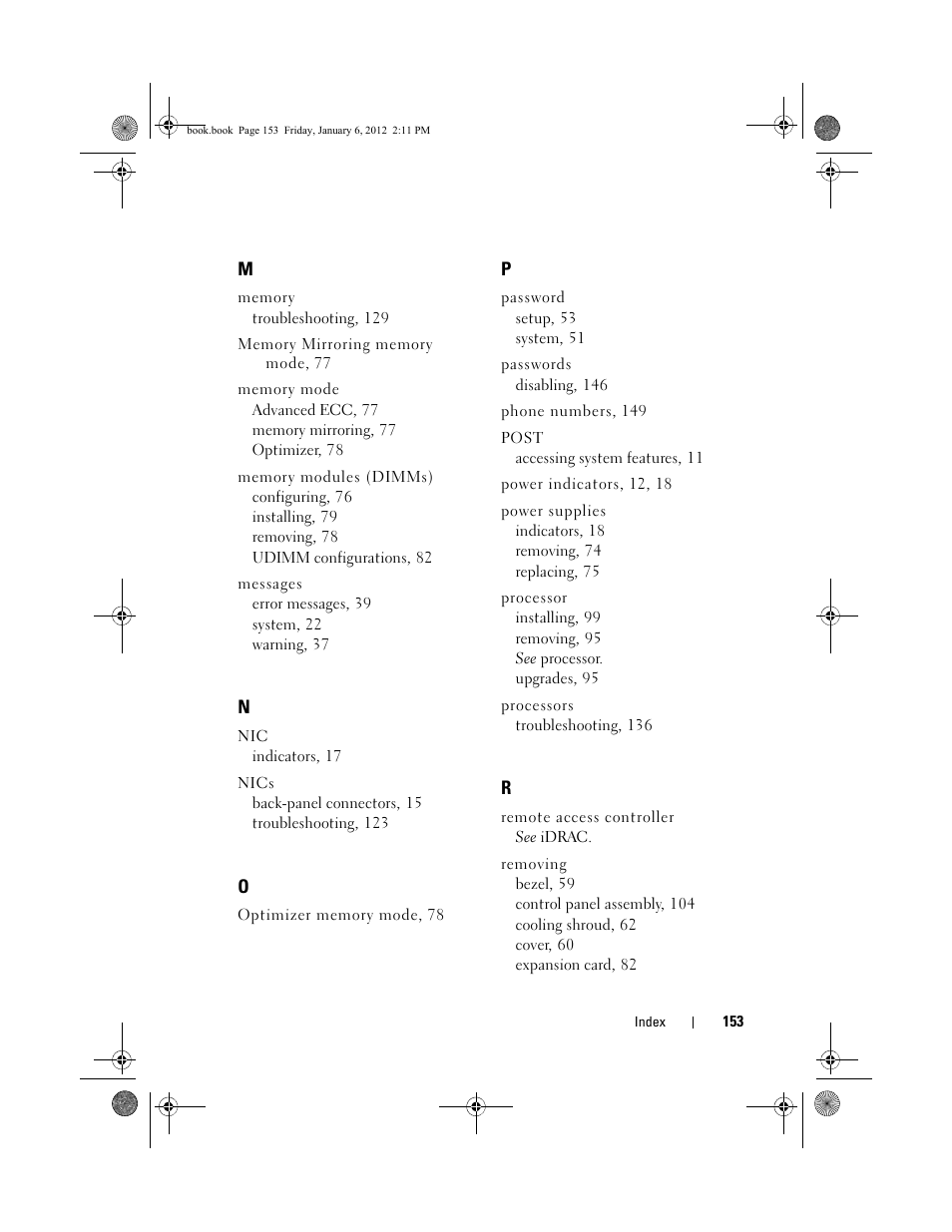 Dell DR4000 User Manual | Page 153 / 156