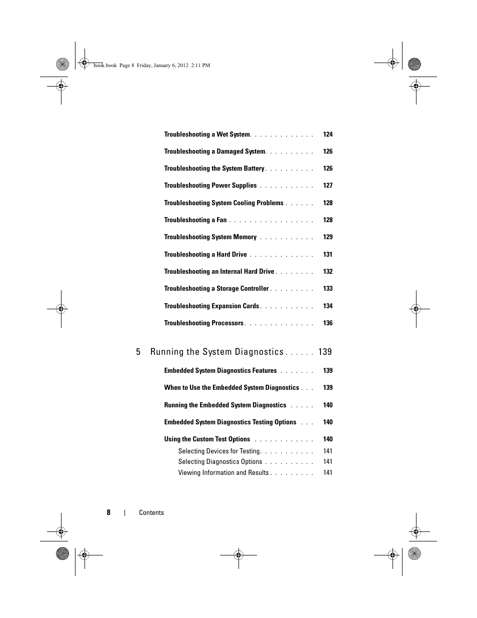 5 running the system diagnostics | Dell DR4000 User Manual | Page 8 / 156