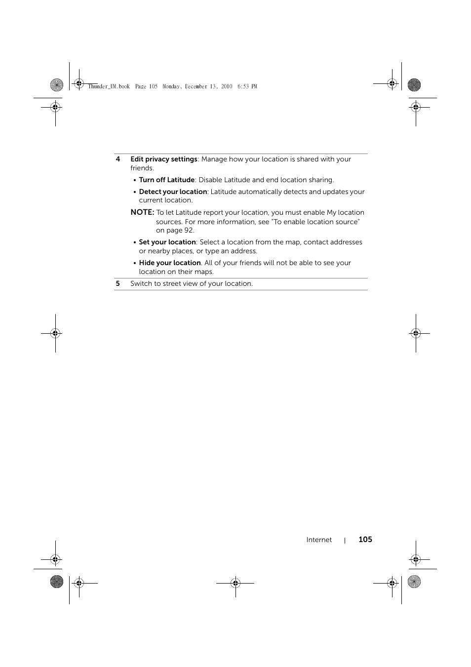 Dell Mobile Venue User Manual | Page 105 / 161