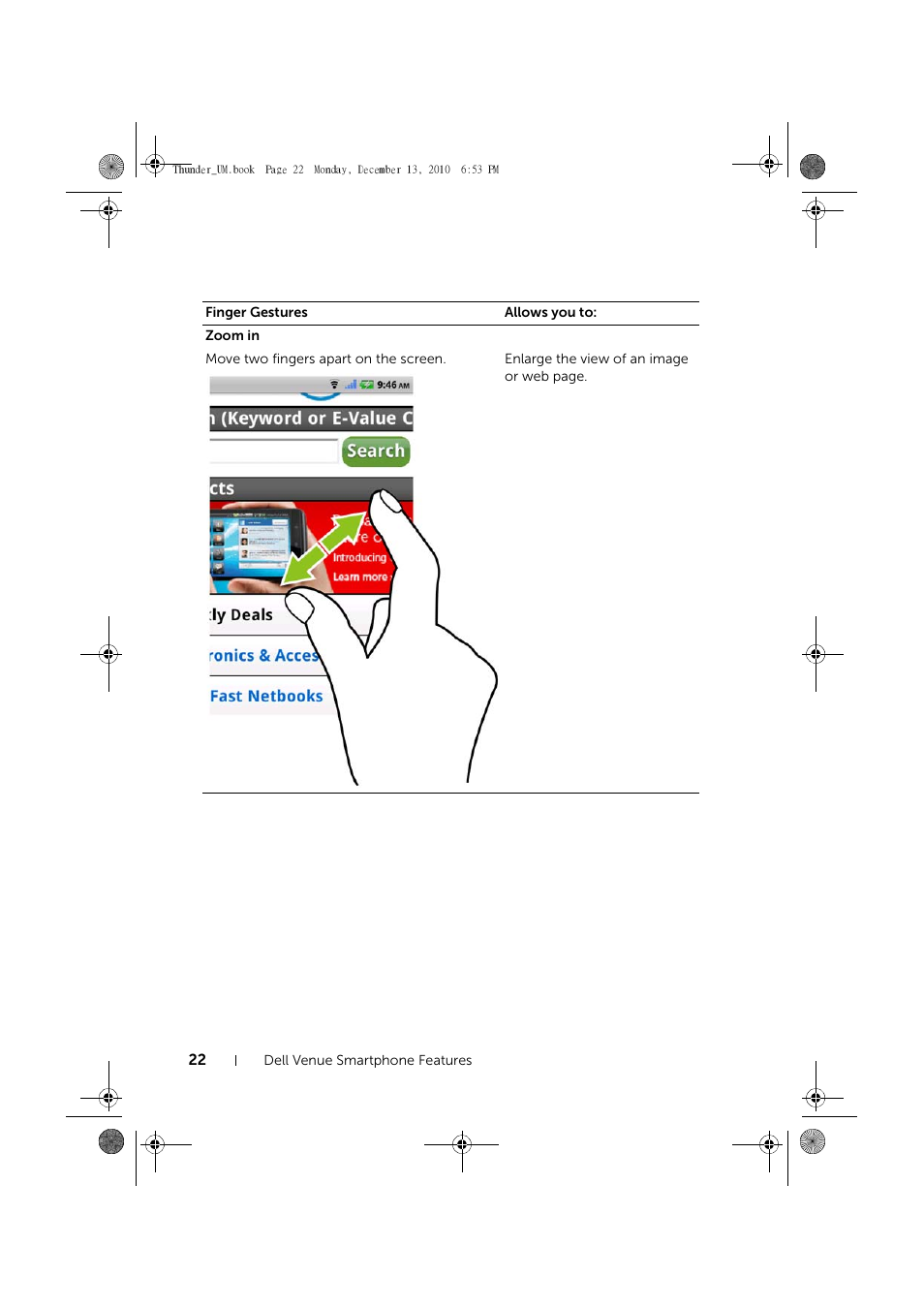 Dell Mobile Venue User Manual | Page 22 / 161