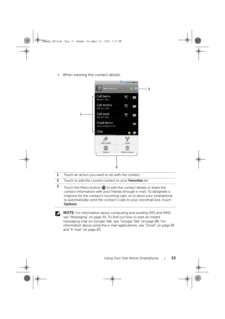 Dell Mobile Venue User Manual | Page 53 / 161