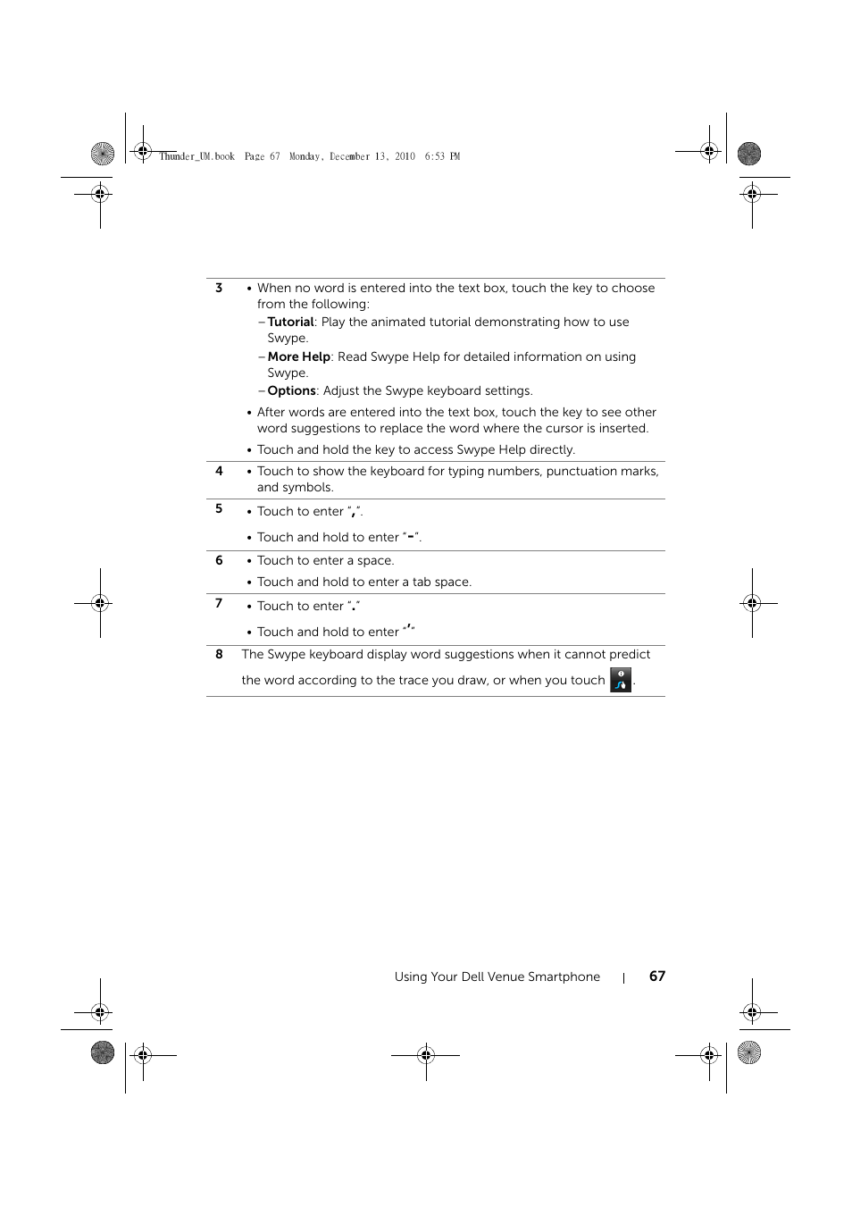 Dell Mobile Venue User Manual | Page 67 / 161
