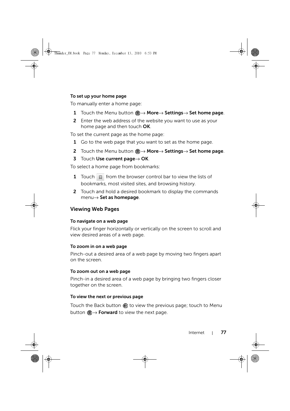 Dell Mobile Venue User Manual | Page 77 / 161