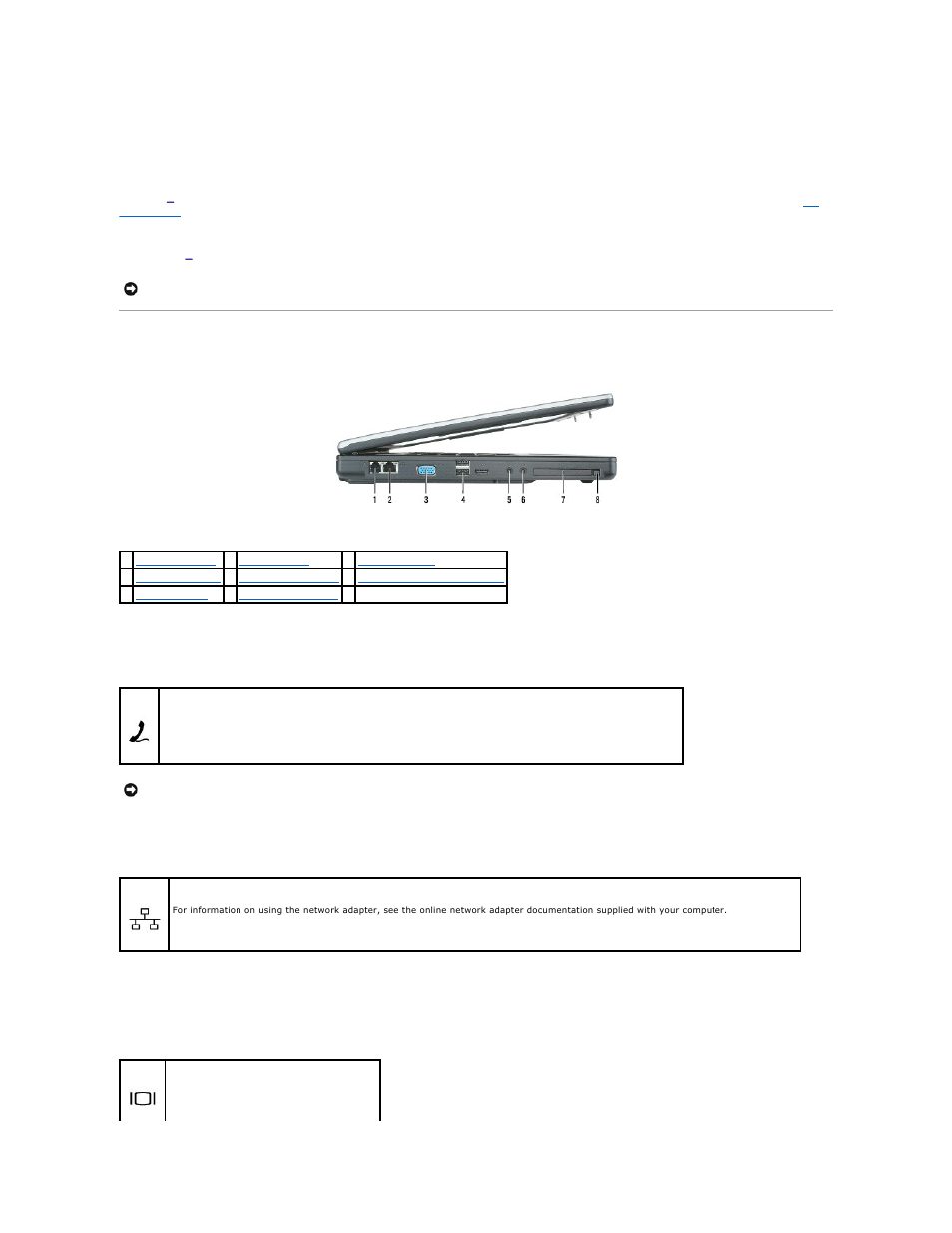 Left side view, Keyboard, Power button | Dell Latitude 120L User Manual | Page 3 / 104