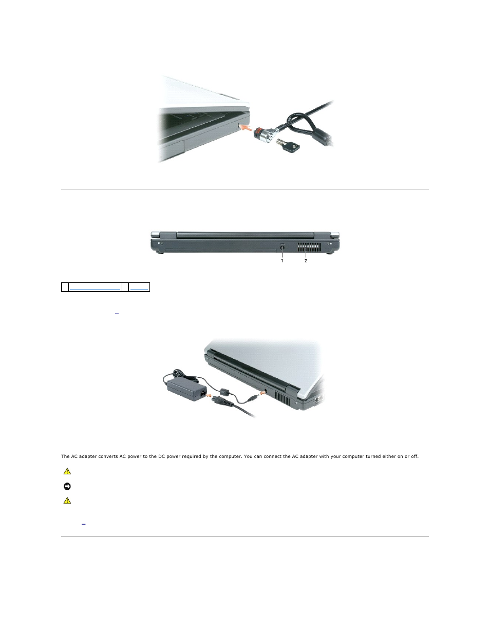 Back view, Bottom view | Dell Latitude 120L User Manual | Page 5 / 104