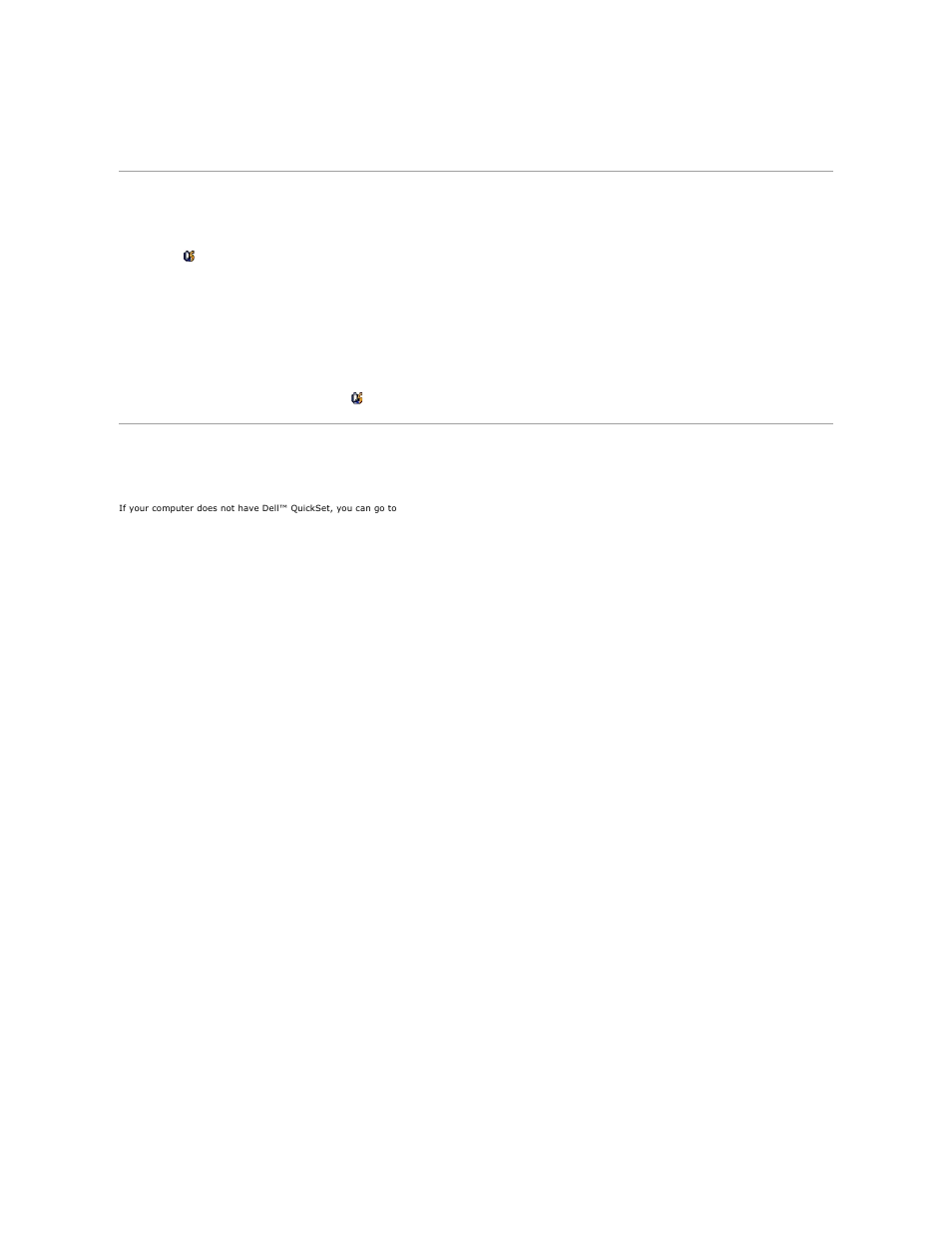 Right-clicking the quickset icon, Downloading the dell quickset application | Dell Latitude 120L User Manual | Page 64 / 104