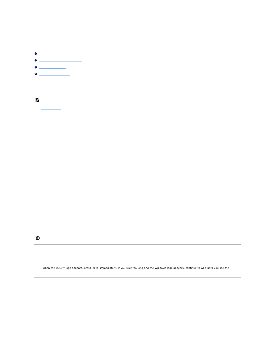 System setup program, Overview, Viewing the system setup screen | System setup screen | Dell Latitude 120L User Manual | Page 73 / 104