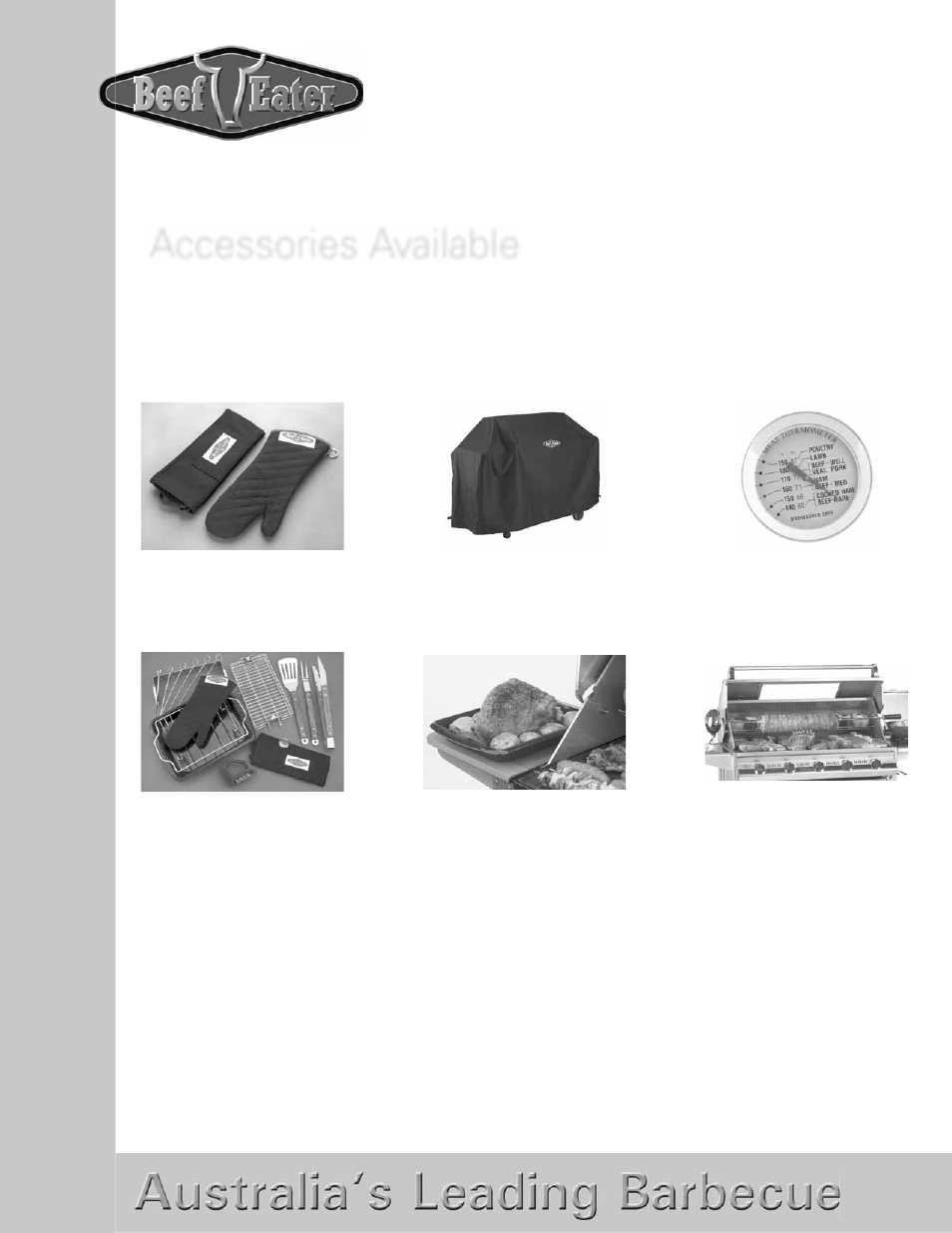 Accessories available | BeefEater Discovery Series User Manual | Page 14 / 14