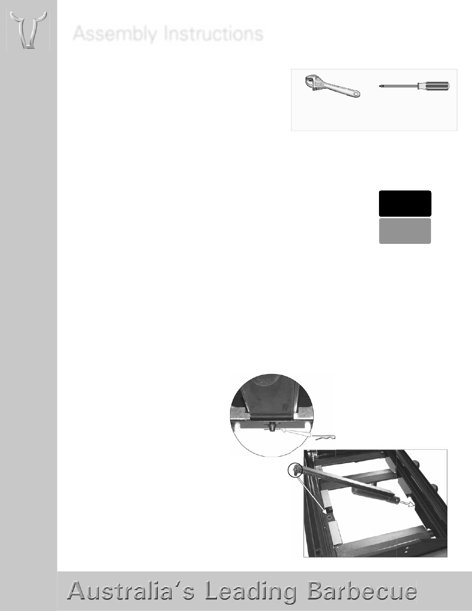 Assembly instructions, Before you start, Check the cross lighting channels | Check the burners, Check gas type, Natural gas, Lpg propane gas | BeefEater Discovery Series User Manual | Page 4 / 14