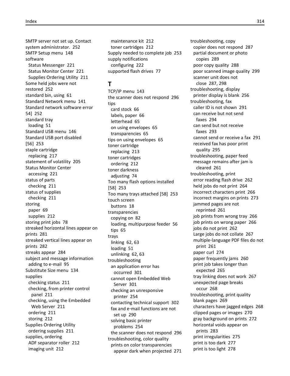 Dell B3465dnf Mono Laser Multifunction Printer User Manual | Page 314 / 315