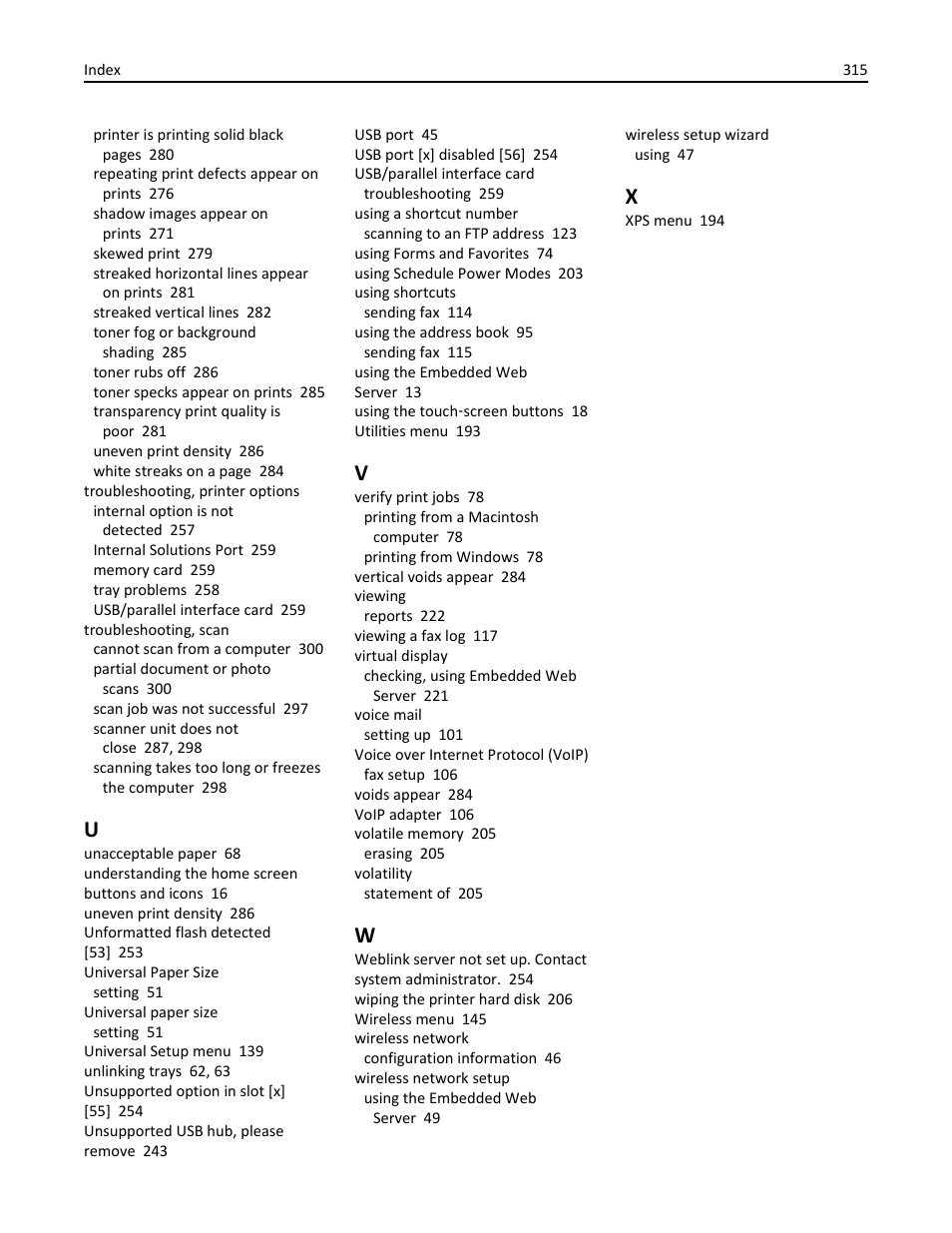 Dell B3465dnf Mono Laser Multifunction Printer User Manual | Page 315 / 315