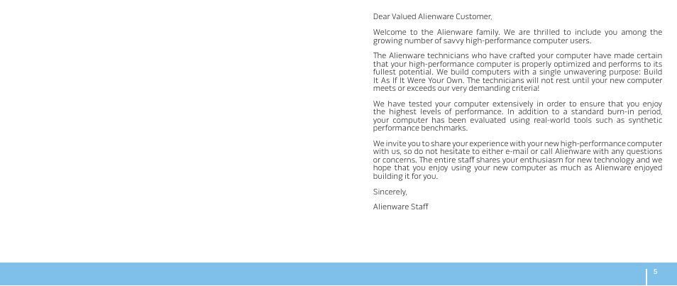 Dell Alienware Aurora R2 (Early 2010) User Manual | Page 5 / 68