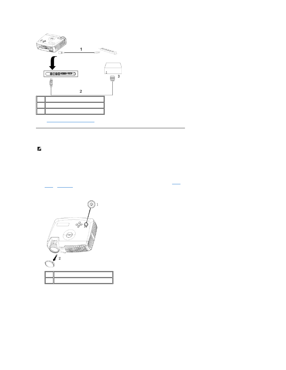 Powering on/off the projector | Dell Projector 3300MP User Manual | Page 16 / 40