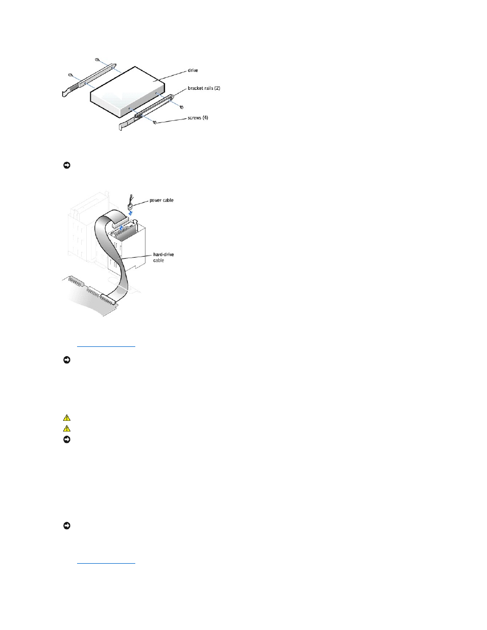 Adding a second hard drive | Dell Dimension 8250 User Manual | Page 21 / 55