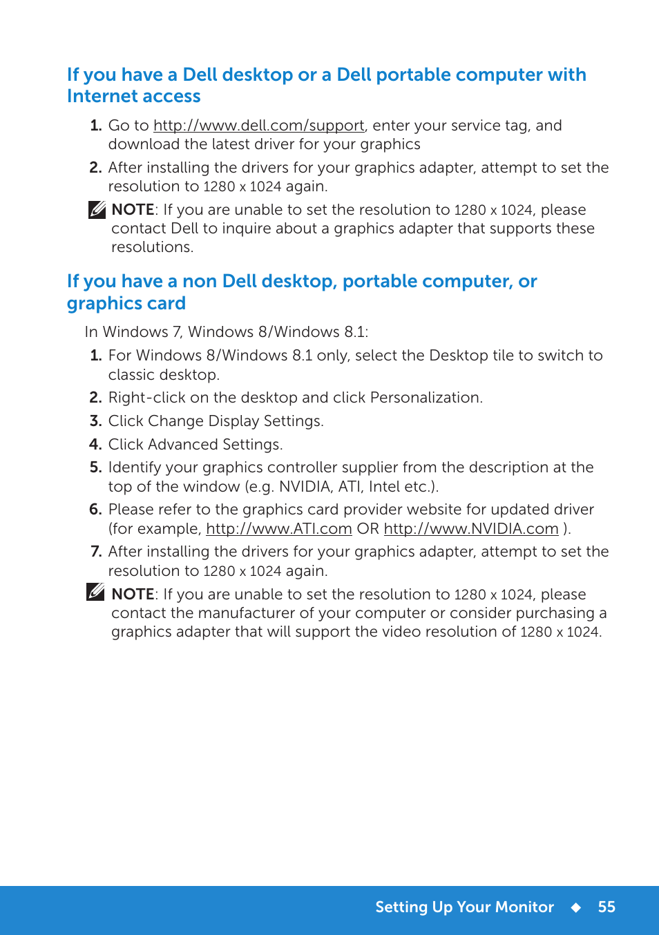Dell E1715S Monitor User Manual | Page 55 / 64