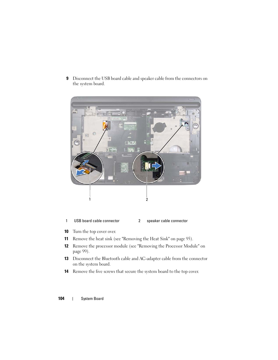 10 turn the top cover over | Dell XPS 15 (L501X, Late 2010) User Manual | Page 104 / 114