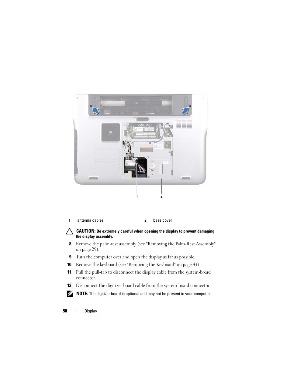 Dell XPS 15 (L501X, Late 2010) User Manual | Page 50 / 114