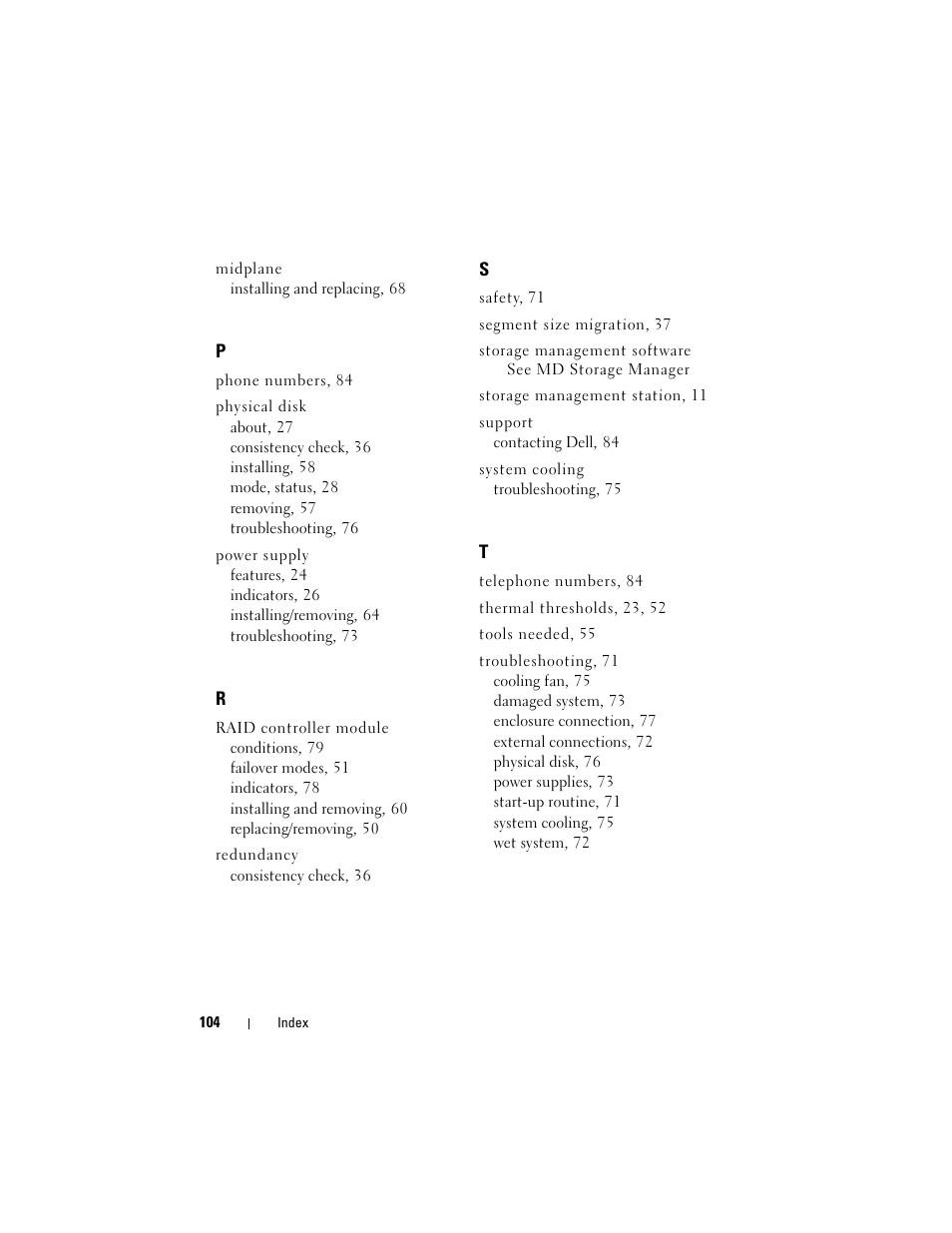 Dell PowerVault MD3000i User Manual | Page 104 / 106