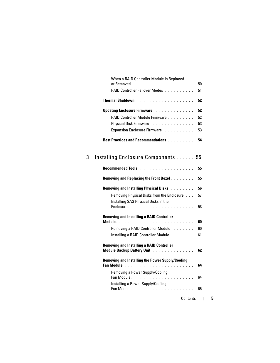 3 installing enclosure components | Dell PowerVault MD3000i User Manual | Page 5 / 106