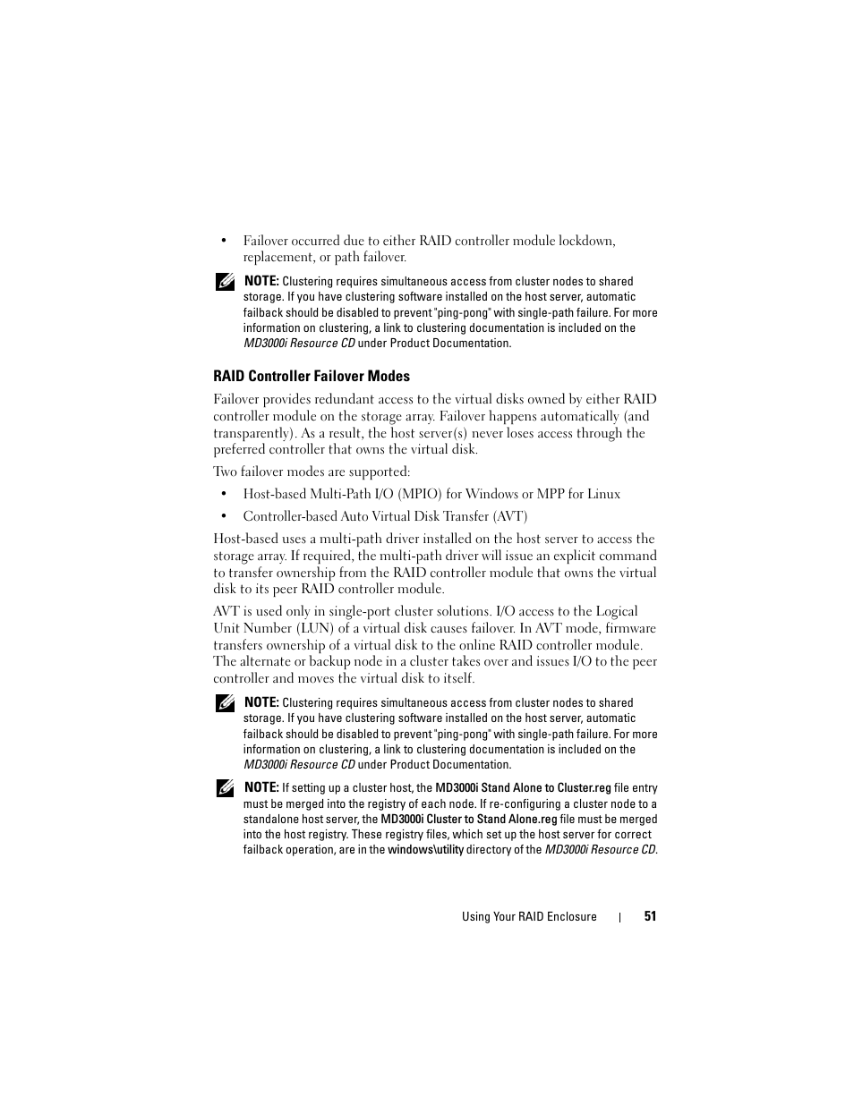 Raid controller failover modes | Dell PowerVault MD3000i User Manual | Page 51 / 106