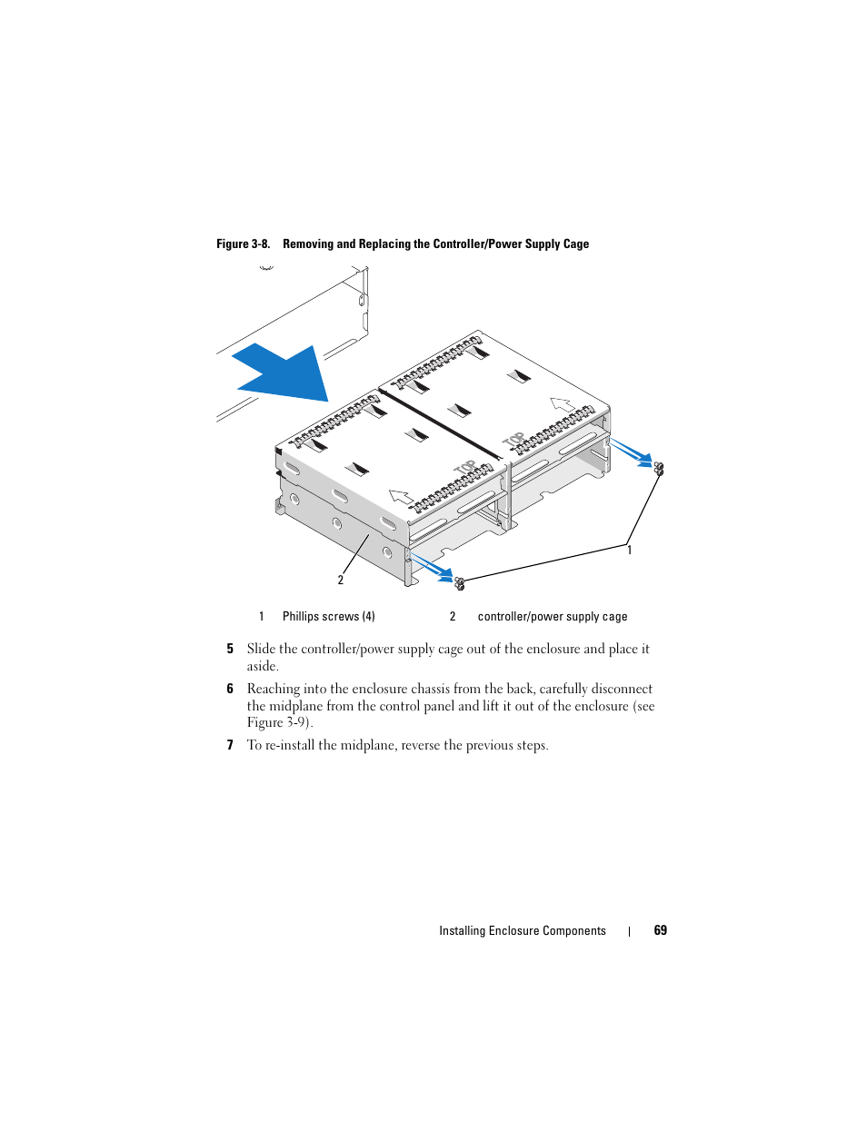 See figure 3-8) | Dell PowerVault MD3000i User Manual | Page 69 / 106