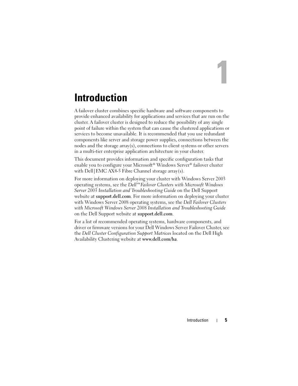 Introduction | Dell AX4-5 User Manual | Page 5 / 56