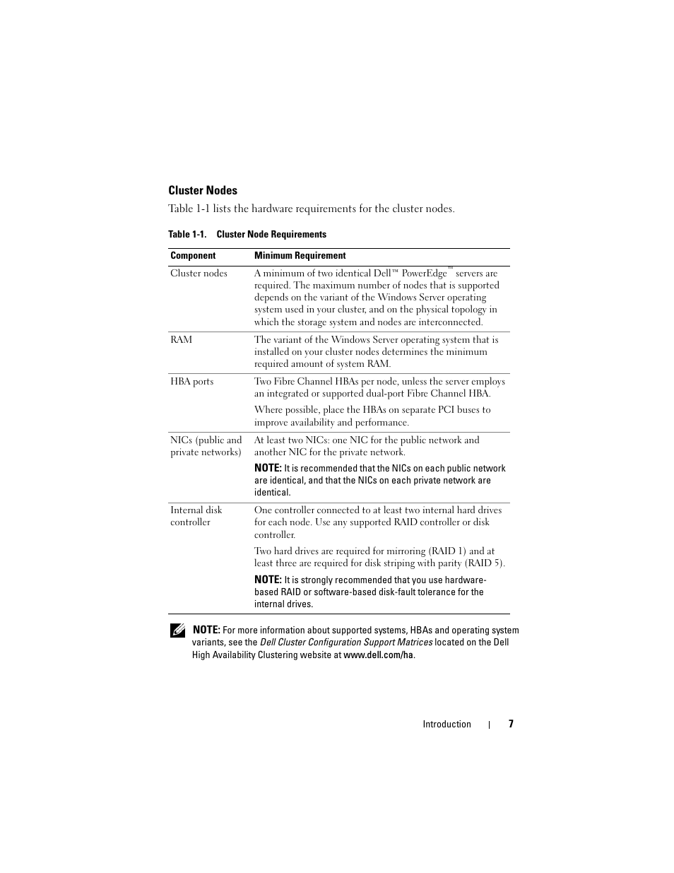 Cluster nodes | Dell AX4-5 User Manual | Page 7 / 56