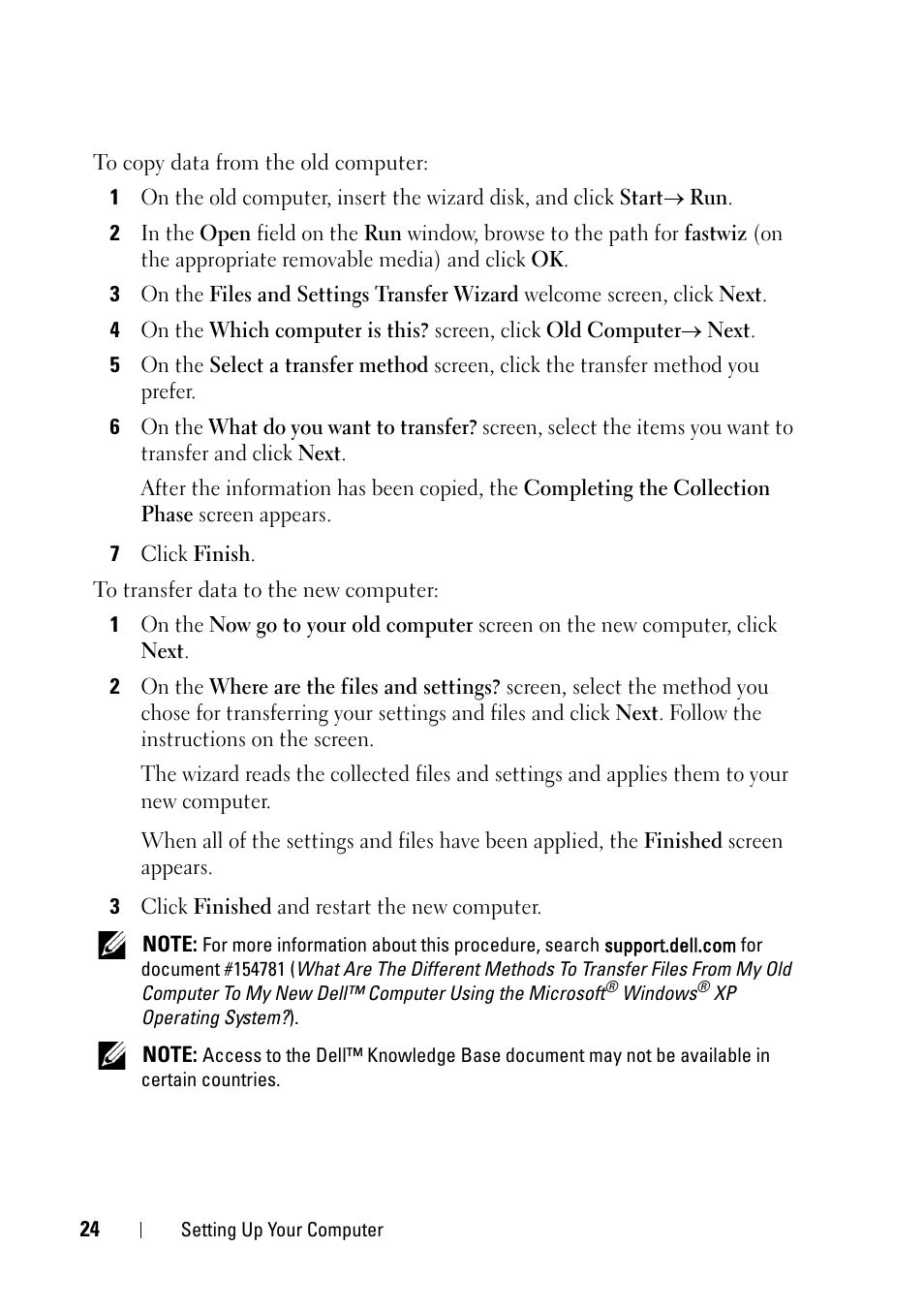 Dell OptiPlex 360 (Late 2008) User Manual | Page 24 / 62