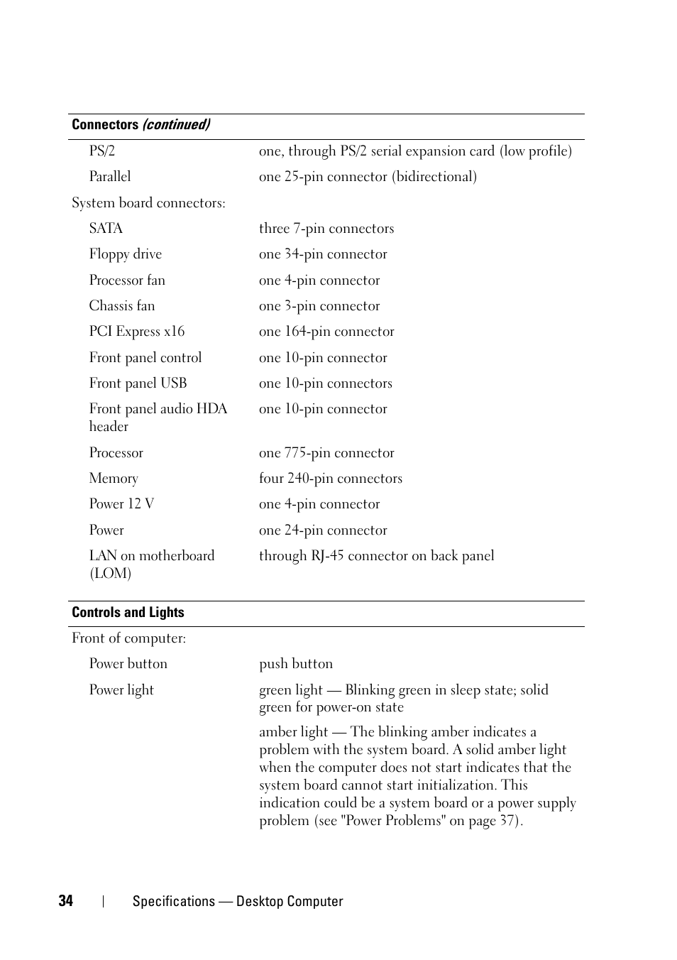 Dell OptiPlex 360 (Late 2008) User Manual | Page 34 / 62