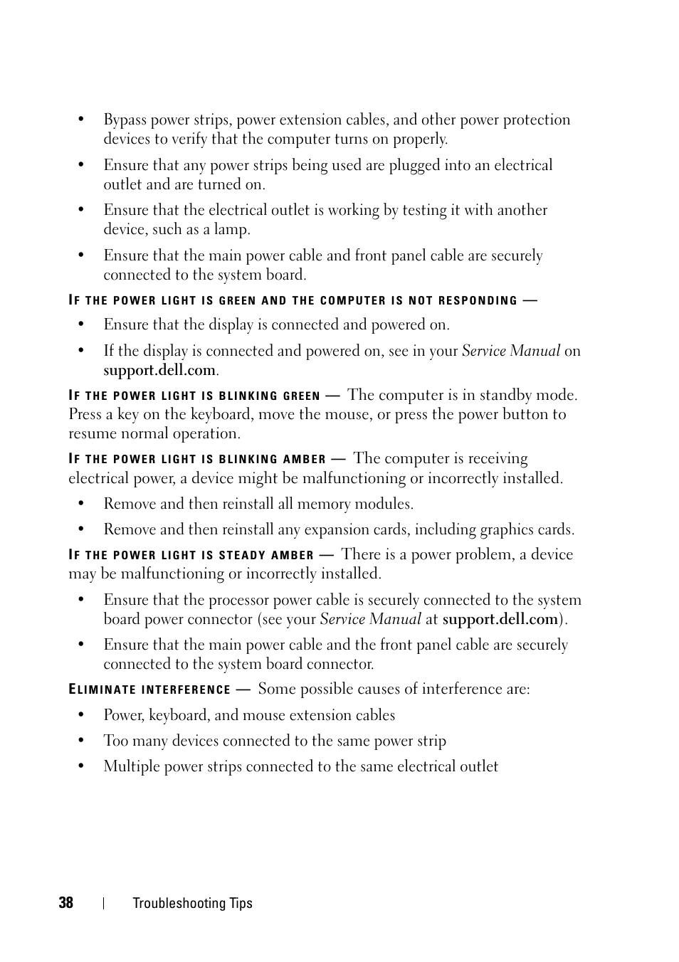 Dell OptiPlex 360 (Late 2008) User Manual | Page 38 / 62