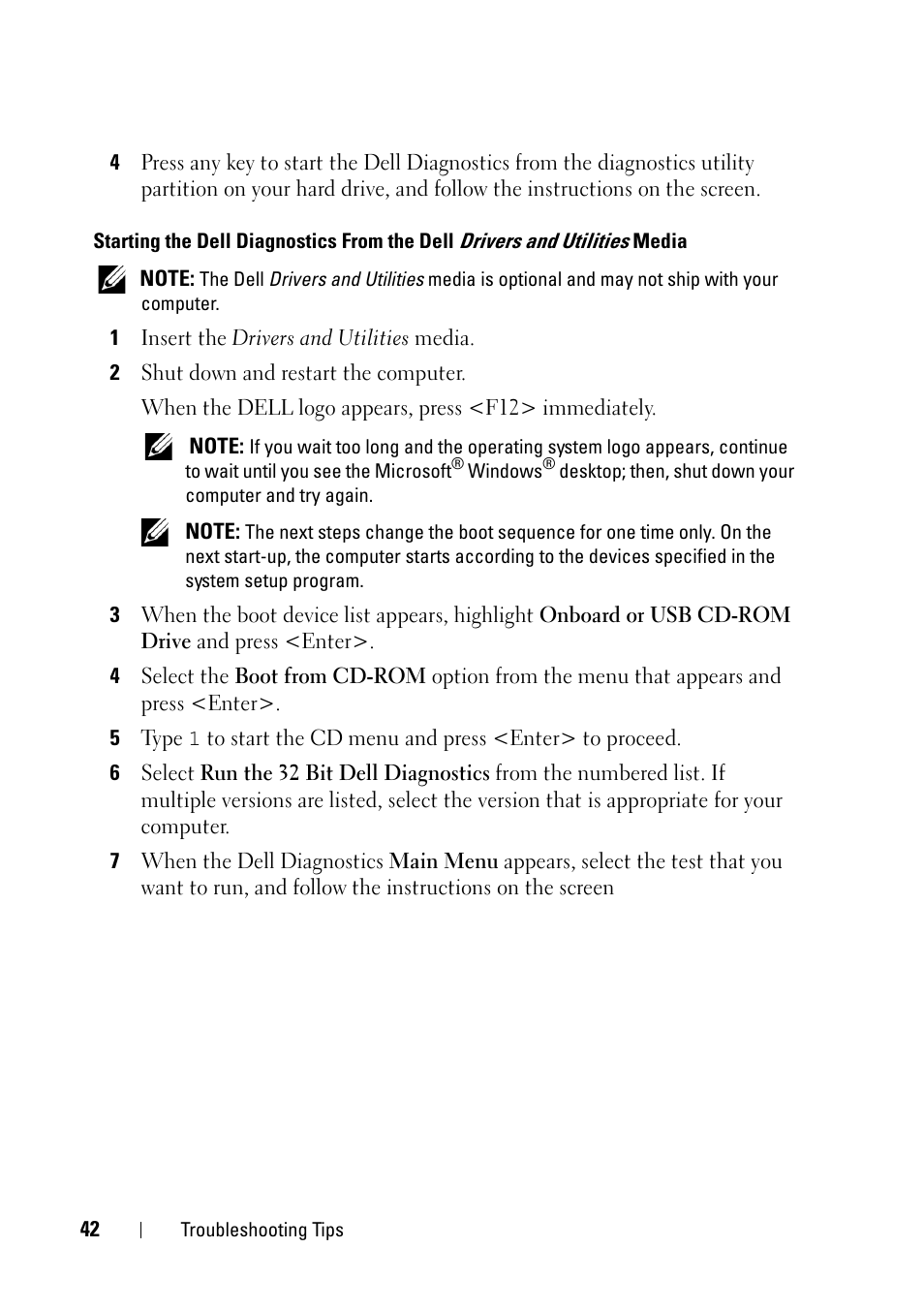 Dell OptiPlex 360 (Late 2008) User Manual | Page 42 / 62