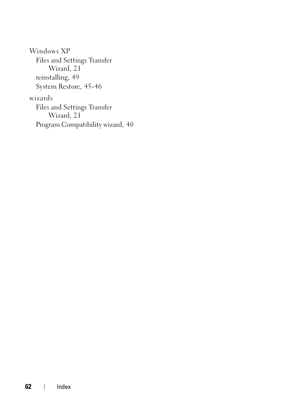 Dell OptiPlex 360 (Late 2008) User Manual | Page 62 / 62