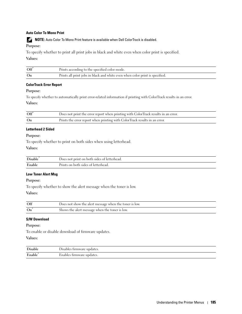 Dell C2660dn Color Laser Printer User Manual | Page 187 / 361