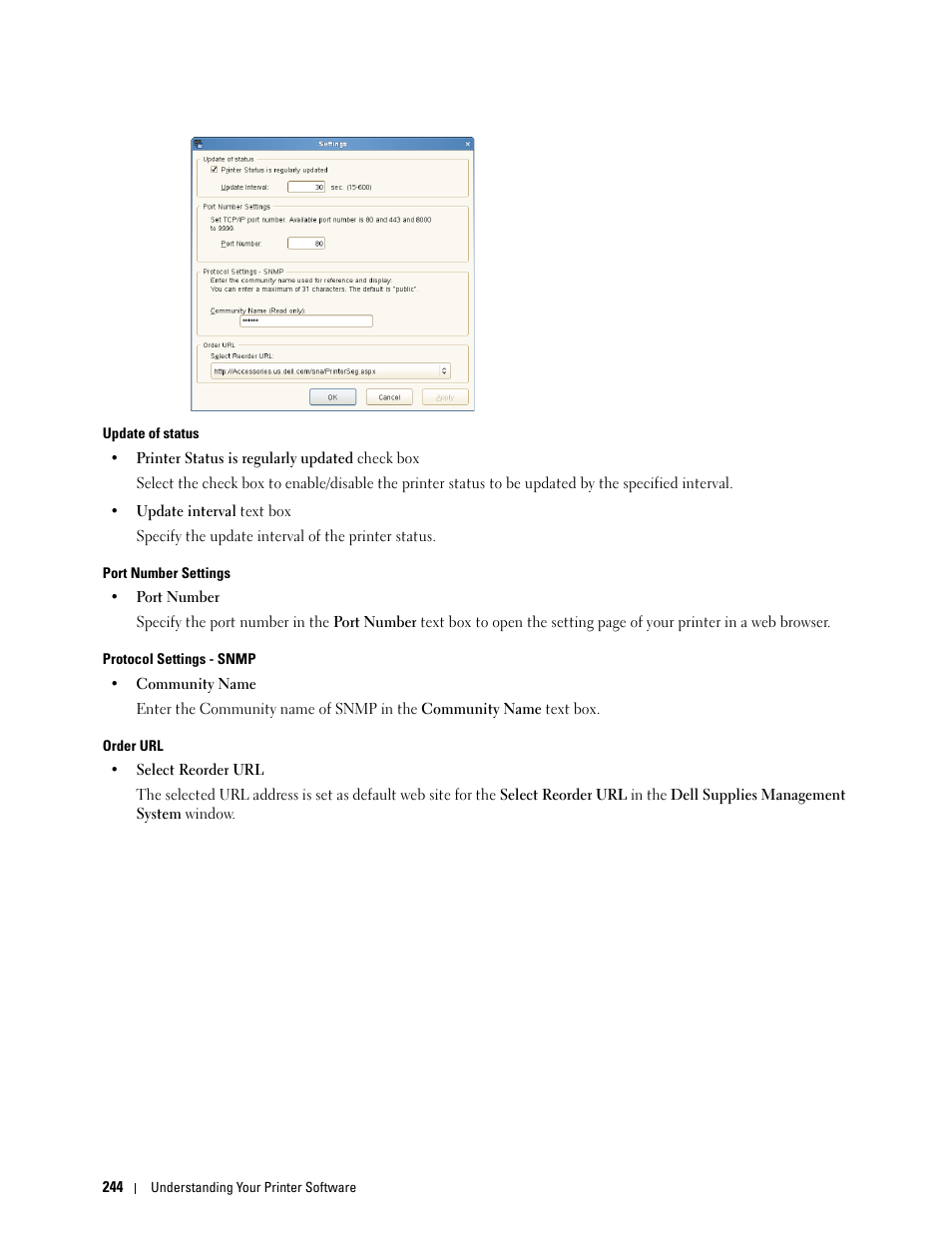 Dell C2660dn Color Laser Printer User Manual | Page 246 / 361