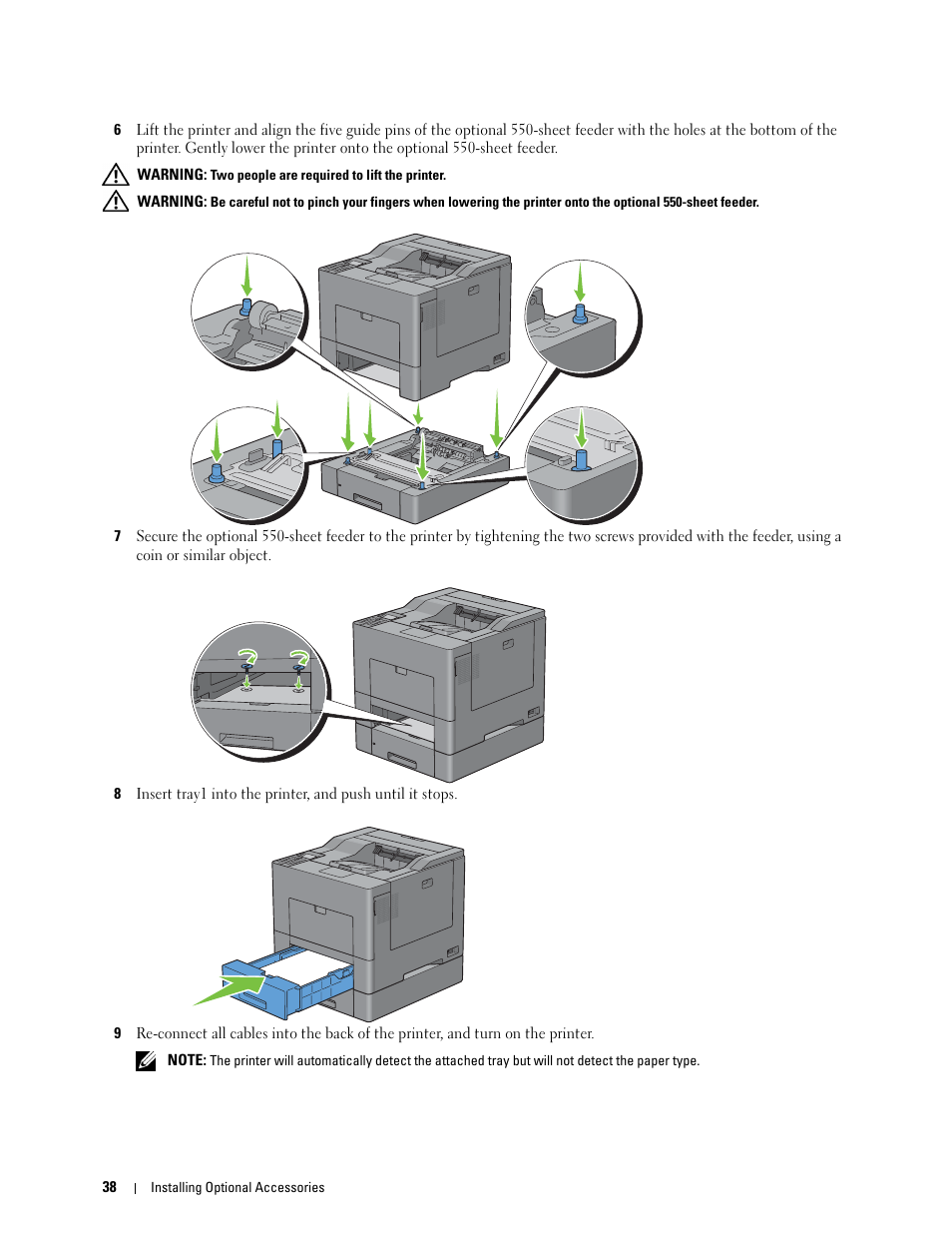 Dell C2660dn Color Laser Printer User Manual | Page 40 / 361